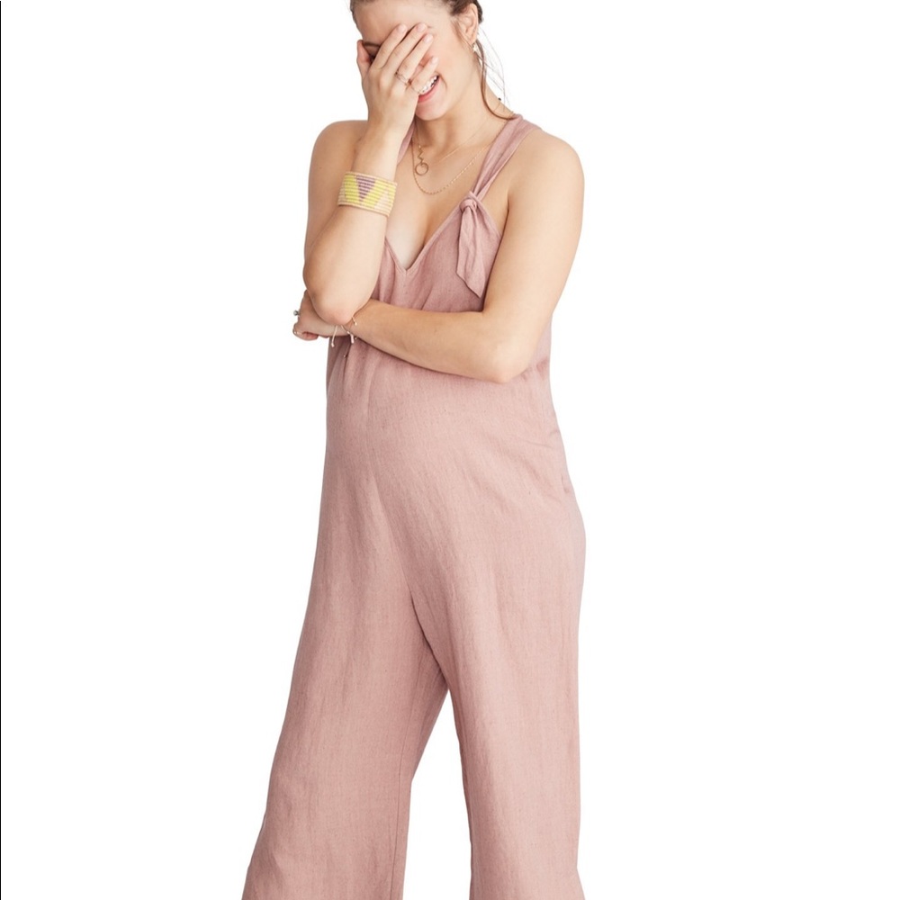 Hatch maternity Noa linen blend jumper size 1